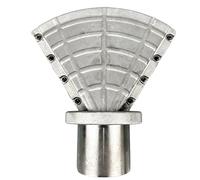 Duckbill Nozzle, High-Temperature Resistant Flat Spray Head for Cooling and Cleaning, Wide Fan Pattern for Industrial Use Aluminum Alloy Style P - 2-inch Internal Thread