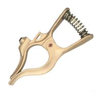 Duckbill Style Welding Ground Clamp 500A in Brass for Consistent Electrical Conductivity and Vibration-Resistant Holding Power