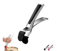 Duckbill Type Anti-scalding Clip, Household Kitchen Anti-Slip Bowl and Plate Clip, Multi-Functional Bowl Clip with Vessel Opener, Durable Tools for Home Kitchen (Black)