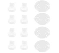 Duckbill Valve Silicone and 4 Silicone Diaphragms Compatible with Momcozy S9/S12/S9 Pro/S12 Pro Breast Pump Replacement Parts Breastfeeding Accessories Pump Set for Mom, 8 Pieces