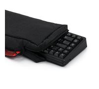 DucKey Mechanical Keyboard Case, Portable Bag for 60% / 65% / TKL Gaming Keyboards (Black, Canvas, Zipper Closure, Unisex)