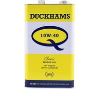 Duckhams Classic Q 10W-40 Mineral Engine Oil 5 Litres, API SL/CF, ACEA A3/B3, MB 229.1, Classic Car Oil for Older Petrol & Diesel Engines, For Reliable Year-Round Protection & Performance