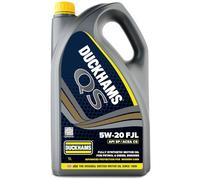 Duckhams QS 5W-20 FJL Fully Synthetic Engine Oil 5 Litres, API SP, ACEA C5, Ford EcoBoost Engines, Fuel Efficient 5W-20 Motor Oil for Modern Petrol Engines To Enhance Protection & Performance