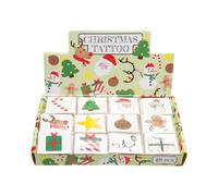 DUCKIEZ 12 pack of Temporary Tattoos. Individual design. Perfect Kids Party Bag Filler, School Fete and Summer Fun! (Christmas, 48 Packs)