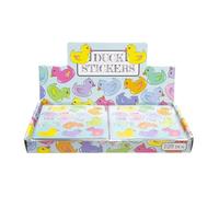 DUCKIEZ 12 piece sticker sheet. Fantastic as a party bag filler or a kids gift! (Ducks, 1, Count)