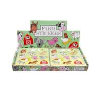 DUCKIEZ 12 piece sticker sheet. Fantastic as a party bag filler or a kids gift! (Farm Animal, 12, count)