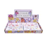 DUCKIEZ 12 piece sticker sheet. Fantastic as a party bag filler or a kids gift! (Horse, 12, Count)