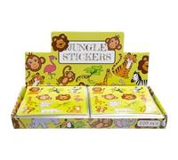 DUCKIEZ 12 piece sticker sheet. Fantastic as a party bag filler or a kids gift! (Jungle, 1, Count)