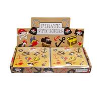 DUCKIEZ 12 piece sticker sheet. Fantastic as a party bag filler or a kids gift! (Pirate, 12, Count)
