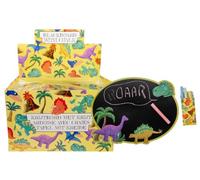 DUCKIEZ Childs Chalkboard with Chalk. Multiple Designs, Design Chosen at Random. Ideal Party Bag Filler, School Giveaway or Gift! (Dinosaur, 1)