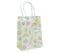 DUCKIEZ Recyclable Paper Gift Bags. Party Bags with Handles. Birthday Party Favour. (Unicorn, 1 bag)
