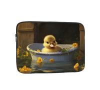 Duckling in the bath Printing 12 inch Laptop Case Essential Accessory for Commuting and Office Use
