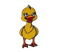 Duckling Patch, Cute Duck Patch, Animal Patch, Baby Duck Patch, Cartoon Patch, Kids Rhymes Patch Embroidered Iron on Sew on Patch Badge for Clothes etc. 8x3.5cm