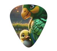 DucklingGuitar Picks, 12-Piece Pattern Set, Three Different Thicknesses for Acoustic Electric Guitar and Other Instruments