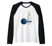 Duckpin Bowling Raglan Baseball Tee