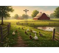 Ducks 2000 Piece Jigsaw Puzzles for Adults, Colourful, Challenging & Brainteasing Adult puzzles 2000 Pieces Grasslands, Fun jigsaws for The Whole Family 40x28 inch