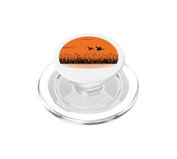 Ducks Flying at Sunset Over Sea Beautiful Animal Bird Nature PopSockets PopGrip for MagSafe