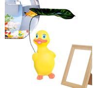 Ducks Garden Figure - Weatherproof Resin Decoration for Office Sidewalk Balcony Garden Path | Animated details and playful design highlight the cute umbrella pattern