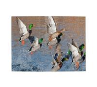 Ducks Hunting,500 Pieces Puzzles for Adults-Wooden Jigsaw Puzzle for Adults Elderly