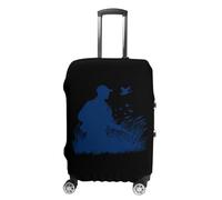 Ducks Hunting Funny Luggage Cover Washable Suitcase Protector Travel Baggage Covers