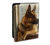 Ducks in the water Passport Holder for Travel - Passport Case for Men & Women Travel Document Organizer Credit Cards Case, Cute Shepherd Dog, One Size