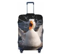 Ducks in The Water Printed High Elasticity Suitcase Protective Cover, Universal Scratch Resistant Travel Suitcase Cover for Men and Women