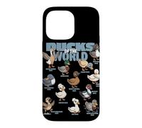 Ducks Of The World Breeds Waterfowl Animal Lover Cute Duck Case for iPhone 14 Pro Max