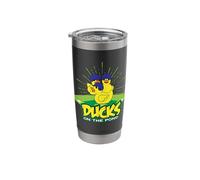 Ducks on the Pond Baseball Slang Bases Loaded Design Stainless Steel Insulated Tumbler
