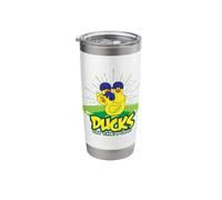 Ducks on the Pond Baseball Slang Bases Loaded Design Stainless Steel Insulated Tumbler