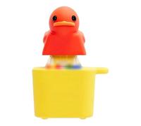 Ducks Quacking Fidgets Toy Entertaining Ducks Holder Emitting Light and Producing Sound on Touch Funny Gift Rechargeable Quacking Fidgets Toy Keychain