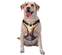 Ducks Swimming in The Lake Dog Harness - Equipped with pet Leash Reflective Straps and Quick Release Buckles - Suitable for All Types of Dogs