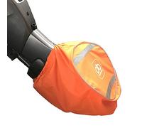Ducksback Boat Outboard Motor Prop Cover Bag 100 HP+, Large engines, Orange | Waterproof, UV resistant, breathable Reflective strips, drain hole Shaped fit for gearbox 73cm opening, 68cm high