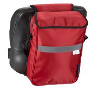 Ducksback Deluxe Zipped Shopping and Storage Bag for use with Mobility Scooters - Colour Red