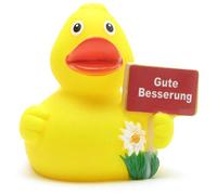 Duckshop "Get Well Soon" Rubber Duck I Squeaky Duck L 8 cm
