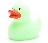 Duckshop Glow in The Dark Baby Green Vinyl Bath Duck (L: 7.5 cm, Squeaky)