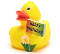 Duckshop Happy Birthday Rubber Duck I Squeaky Duck L 8 cm