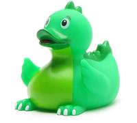 Duckshop I Bath Duck Dinosaur I Squeaky Duck - L: 9 cm I Includes Squeaky Duck-Keyring in Set I Gift for Children I Present Collector