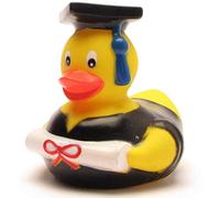 Duckshop I Yarto Bath Duck Academic Bath Duck I Squeaky Duck I L: 9 cm I Squeaky Duck I Gift Graduate I For Collectors