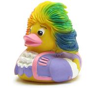 Duckshop Rock Me Amadeus Pride Purple Rubber Duck Squeaky Duck L 9 cm