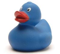 Duckshop Rubber Duck - Blue I Squeaky Duck I L: 6 cm