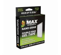 Ducktape Max Strength Double Sided Gel Tape 24mmx1.5m Clear (Pack 6)