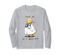 Ducktor Funny Duck Doctor Pun Trust Me I'm a Ducktor Long Sleeve T-Shirt