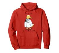 Ducktor Funny Duck Doctor Pun Trust Me I'm a Ducktor Pullover Hoodie