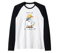 Ducktor Funny Duck Doctor Pun Trust Me I'm a Ducktor Raglan Baseball Tee
