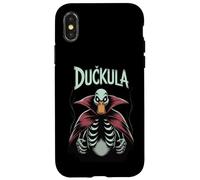 Duckula - Spooky Funny Skeleton Duck Parody Case for iPhone X/XS