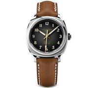 Duckworth Prestex Verimatic Black Fume Brown Leather Watch DKPX-025