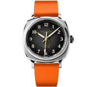 Duckworth Prestex Verimatic Black Fume Orange Rubber Watch DKPX-022