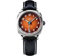 Duckworth Prestex Verimatic Orange Fume Black Leather Watch DKPX-027