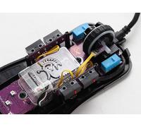 Ducky Feather Blue Edition RGB mouse Gaming Ambidextrous USB Type-A Optical 16000 DPI