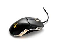 Ducky Feather Gaming Mouse for Right and Left-Handed Users - Pixart PMW3389 Optical Sensor 16000 DPI - 65 g - 7 Buttons - Flexible Cable - ARGB (Kailh 80M Micro Switches, Black/White)